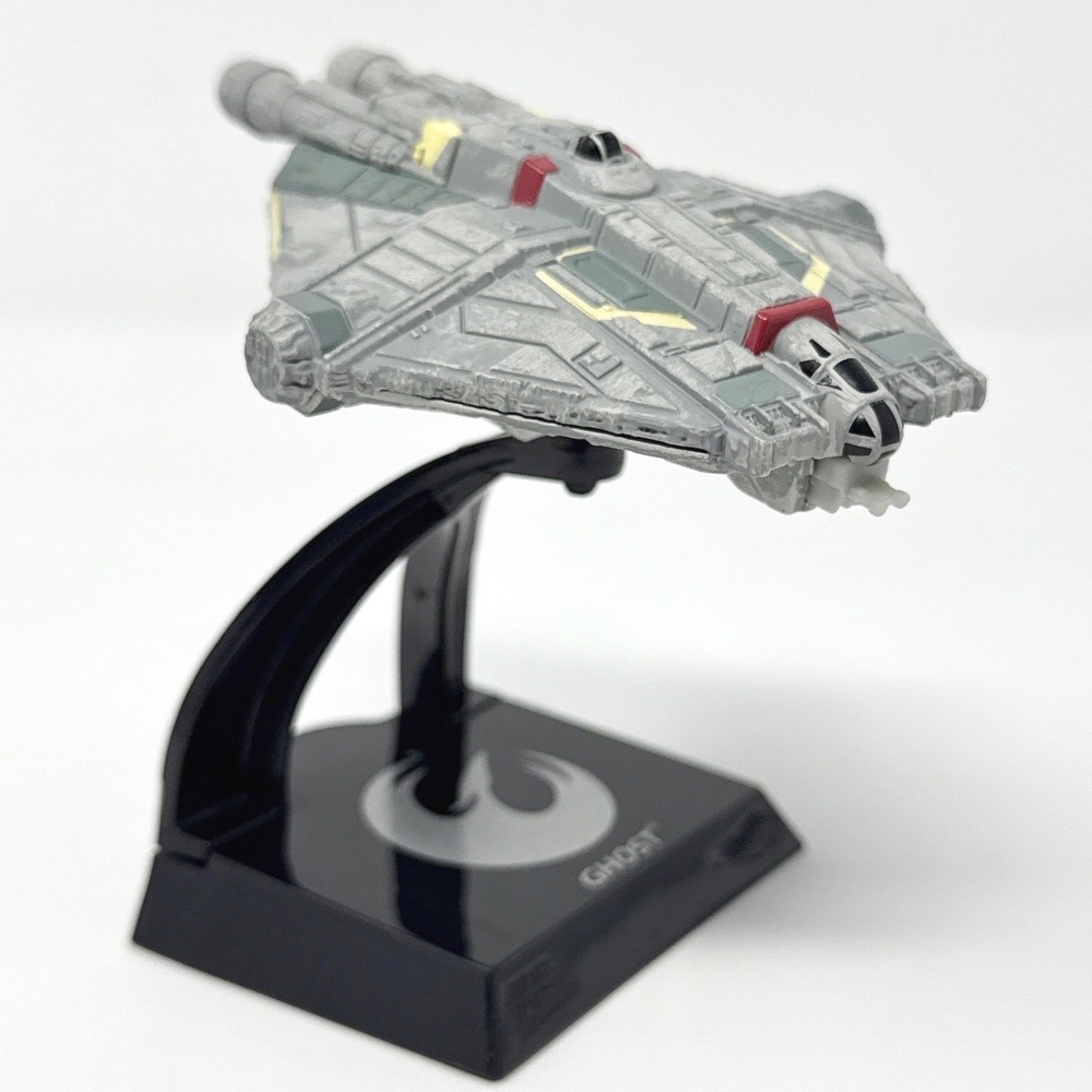 Hot Wheels Star Wars Starships Select THE GHOST #21 with Flight Stand Rebels